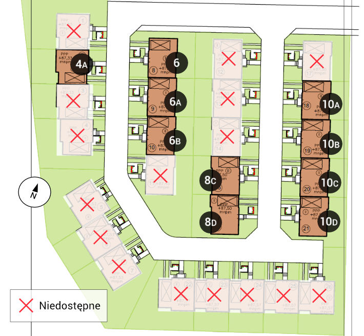 Plan budynków