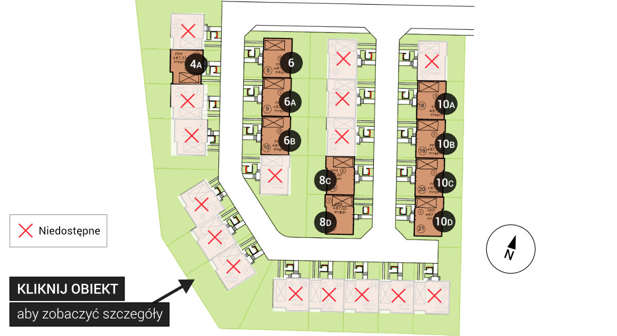 Plan budynków